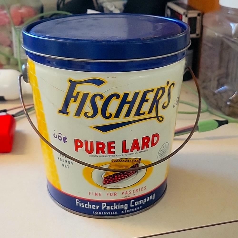 Fisher's Pure Lard Can 4LB